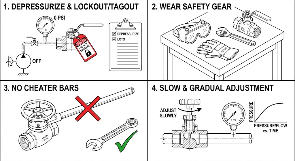 Safety First! Important Rules for Adjusting Valves