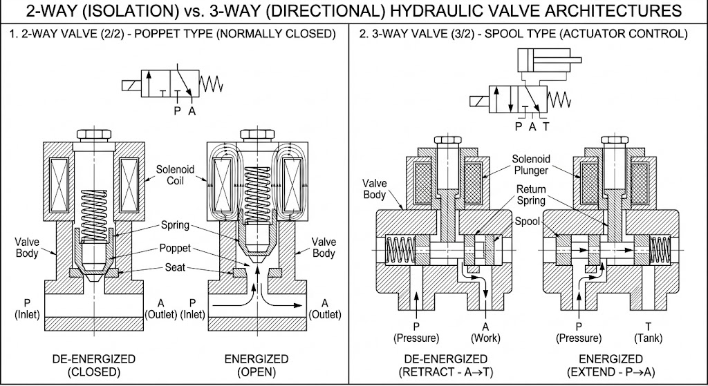 2-Way Hydraulic Valves: Isolation and Linear Flow Control
