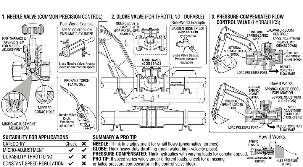 The Needle Valve (The Most Common Example)