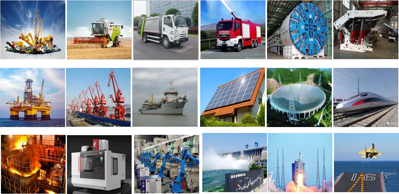 Huade Hydraulic Application Sectors Overview